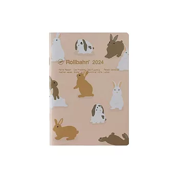 【DELFONICS】2024 Rollbahn Note月記事手帳B6 ‧ 小動物-兔子