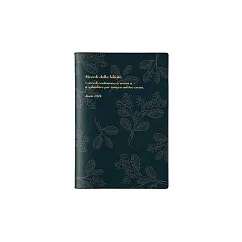 【DELFONICS】2024 月記事手帳 ‧ 植物─深藍色
