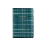 【DELFONICS】2024 橫式週記事索引手帳B6 ‧ 格紋-深綠色