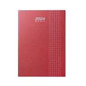 【DATA MATE - 2024日誌】DM-32128 優格系列 32k 精裝本- 紅色
