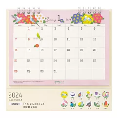 MIDORI 2024桌上型月曆(M)─ 小鳥