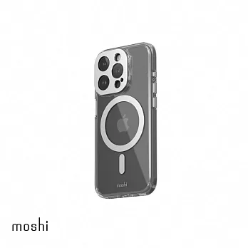 Moshi iPhone 15 Pro iGlaze 透明保護殼 月光銀