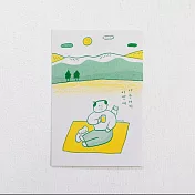 AJASSI 韓國大叔 RISO印刷明信片 AJ464野餐