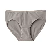 【MUJI 無印良品】女有機棉混彈性低腰短版內褲 L 摩卡棕