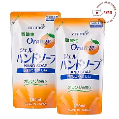 日本Rocket橘子洗手乳補充包190ml x2包