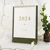conifer綠的事務 2024年25K時間絮語直式桌曆  相思墨綠