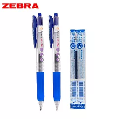 (2筆1芯)ZEBRA 台灣限定 弗魯特家族 SARASA CLIP 鋼珠筆 0.4 藍