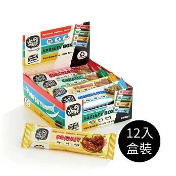 [英國Yubi Bar] 大豆蛋白棒-綜合口味盒裝 (420g/盒)