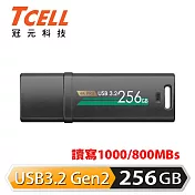 TCELL冠元-USB3.2 Gen2 256GB 4K PRO 鋅合金隨身碟