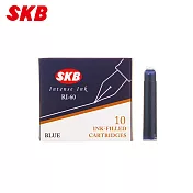 (2盒1包)SKB RI-60歐規卡式墨水  藍