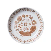 【SANGO】森林秘徑 陶瓷深盤20cm ‧ 松鼠