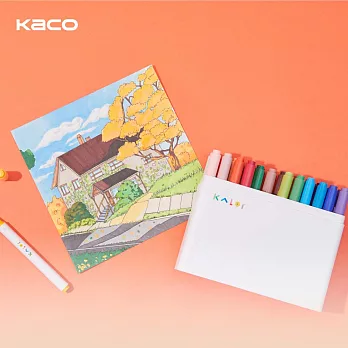 KACO KALOR綺采36色方頭圓頭兩用粗細色彩馬克筆套組-藝術家