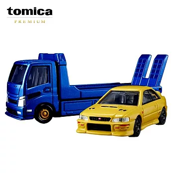 【日本正版授權】TOMICA PREMIUM 速霸陸 IMPREZA WRX STi Type R 運輸車/載運車 玩具車/多美小汽車