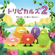 【日本正版授權】全套5款 熱帶水果鳥 公仔 P2 扭蛋/轉蛋 公仔 熊貓之穴 076220
