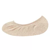 【MUJI 無印良品】女棉混不易鬆脫隱形襪23-25cm 米色