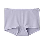 【MUJI 無印良品】女柔滑平口內褲 S 紫色