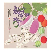 MIDORI JAPANWORKS日本名藝系列(秋季) 便箋-秋之果4款