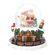 【Mark’s】聖誕音樂旋轉水晶球 ‧ 聖誕老人與雪人