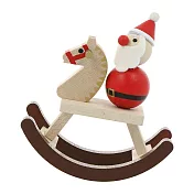 【Mark’s】Hracky掌上型聖誕木偶擺飾 ‧ 聖誕老人騎木馬