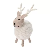 【Mark’s】Mocomoco Animal手工羊毛氈聖誕擺飾 ‧ 白毛馴鹿