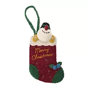 【Mark’s】Felt & Knit手工羊毛氈聖誕襪擺飾 ‧ 雪人
