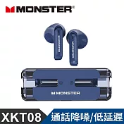 MONSTER 炫彩真無線藍牙耳機(XKT08) 藍色
