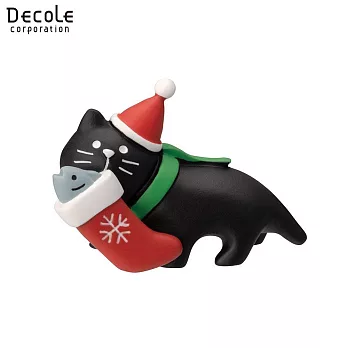 【DECOLE】concombre 菇菇森林的聖誕會  搬襪襪黑貓