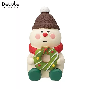 【DECOLE】concombre 菇菇森林的聖誕會  雪人抹茶甜甜圈