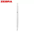 (2支1包)ZEBRA BLEN 防震原子筆 0.7 白桿黑芯