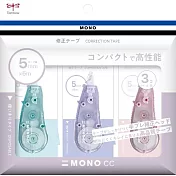 【TOMBOW日本蜻蜓】 MONO CC修正帶5mm*6M 3個入
