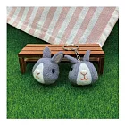【HobbyEasy】動物派對材料包套組（附別針、鑰匙圈，全程影音教學） NO.5 奶油咪兔