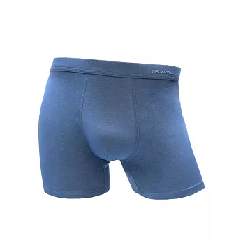 【TELITA】素色高彈性針織平口內褲/四角褲-M 深藍