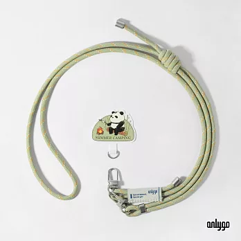 【Onlygo】動物出遊去手機掛繩夾片組12款-熊貓