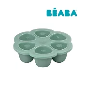 BEABA 矽膠分格儲存盒-(6x150ml)-鼠尾草綠