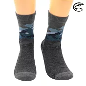 ADISI 美麗諾羊毛保暖襪 AS23060 (M-XL) / 城市綠洲(毛襪 羊毛襪 中筒襪 滑雪襪) M 山霞藍