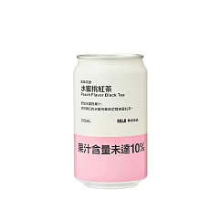 【MUJI 無印良品】風味茶飲 水蜜桃紅茶315ml