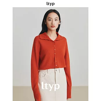 ltyp旅途原品 100%山羊絨針織衫 秋冬新款兩穿高領針織打底衫女 L  L 番茄紅
