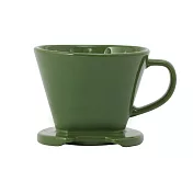 【MUJI 無印良品】火石器咖啡濾杯綠色