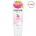 日本naive植萃洗面乳130g-水潤桃葉