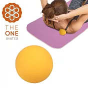 【The One】天然矽膠穴道筋膜球/瑜珈按摩球(黃色單入) 黃色單入