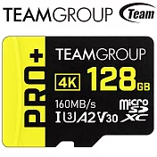 Team 十銓 128GB PRO+ microSDXC U3 A2 V30 4K 記憶卡