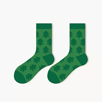 JDS 設計襪   聖誕立體造型毛圈棉襪     * 聖誕樹