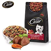【Cesar西莎】狗乾糧 澳洲牛肉與香嫩鮭魚 1kg 寵物/狗飼料/狗食