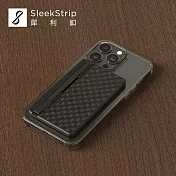 【SleekStrip犀利釦】超能磁吸手機支架(無卡夾) 碳纖飾板