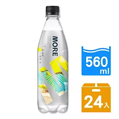 味丹 多喝水MORE檸檬風味氣泡水560mlx24入/箱