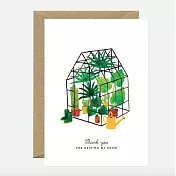 【AWS】Thanks mini greenhouse 感謝卡 #1368