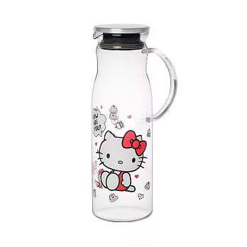 Hello Kitty時刻陪伴耐熱玻璃涼水壺