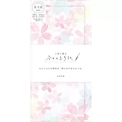 【Wa-Life】春限定｜今日的美濃和紙長型信封紙組 ‧ 粉嫩櫻花