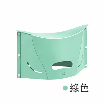 【E.dot】便攜式多功能手提折疊椅凳 綠色
