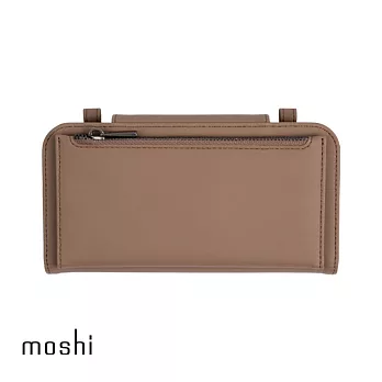 Moshi Crossbody Wallet磁吸式斜背三用手機包 (MagSafe) 燻木棕